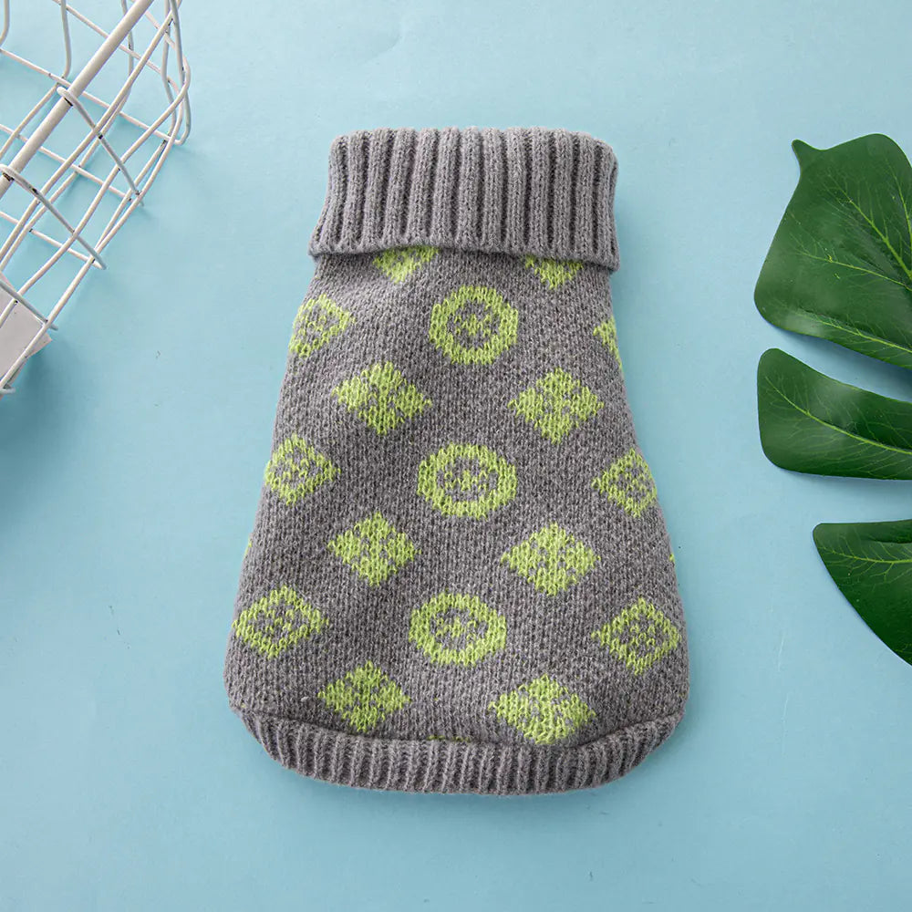 High-Neck Summer Sweater for Small to Medium Dogs