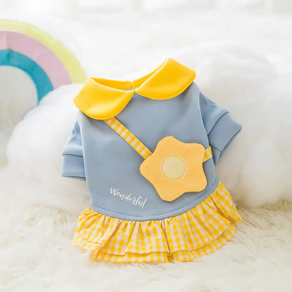 Chic Cartoon Pet Sweaters for Cold Weather